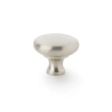 Click Here To Enlarge This Photo Of AW836-38-SN - Alexander & Wilks Wade Round Cupboard Knob 38mm - Satin Nickel