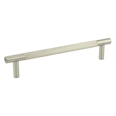 Click Here To Enlarge This Photo Of JV1800SNFF Frelan Hardware Jedo 'Bari' 300mm x 19mm Knurled Pull Handle - Satin Nickel (Secret Fixing)