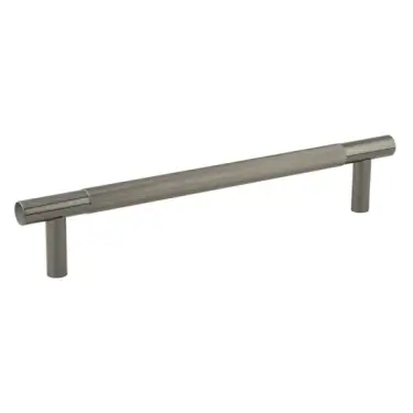 Click Here To Enlarge This Photo Of JV1800BNB2B Frelan Hardware Jedo 'Bari' 300mm x 19mm Knurled Pull Handles - Black Nickel (Back to Back Pair)