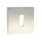 Atlantic - SPESCKPN Senza Pari Key Escutcheons on Square Rose - Polished Nickel