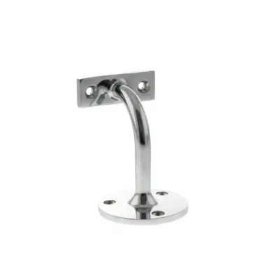 Click Here To Enlarge This Photo Of Atlantic - AHB80PC Heavy-Duty Handrail Bracket 80mm Projection - Polished Chrome