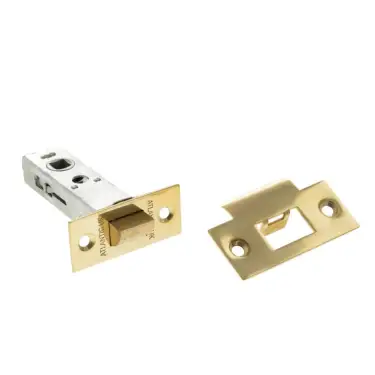 Click Here To Enlarge This Photo Of Atlantic - AL3RB Heavy Duty Bolt Through Tubular Mortice Latch 3'' - Raw Brass