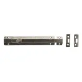 Atlantic - ASB8DS Solid Brass Surface Door Bolt 8" - Distressed Silver