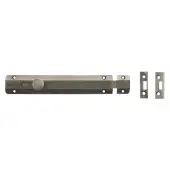 Atlantic - ASB8MBN Solid Brass Surface Door Bolt 8" - Matt Gun Metal
