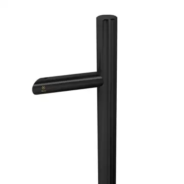 Click Here To Enlarge This Photo Of BLU Performance HAB6 Offset Round 'T' Bar Pull Handle, G316 Stainless Steel, Matt Black Lacquered