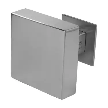Click Here To Enlarge This Photo Of BLU Performance Square Centre Door Knob, Universal Fix, G316 Satin Stainless Steel (KM120B-UF-SSS)