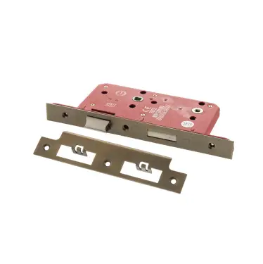 Click Here To Enlarge This Photo Of Atlantic - ALKDINB60MAB DIN Mortice Bathroom lock (60mm backset (78mm c/c) - Matt Antique Brass