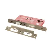 Atlantic - ALKDINES60AB DIN Mortice Euro Profile Sashlock 60mm backset (72mm c/c) - Antique Brass