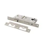 Atlantic - ALKDINES60SSS DIN Mortice Euro Profile Sashlock 60mm backset (72mm c/c) - Satin Stainless Steel