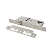 Atlantic - ALKDINL60SSS DIN Mortice Latch 60mm backset - Satin Stainless Steel
