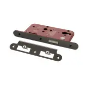 Atlantic - ALKDINRED60BN DIN Mortice (Radius) Euro Profile Deadlock 60mm backset - Black Nickel