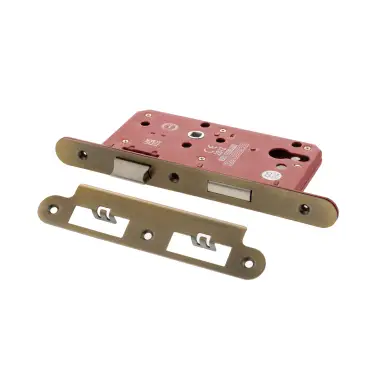 Click Here To Enlarge This Photo Of Atlantic - ALKDINRES60MAB DIN Mortice (Radius) Euro Profile Sashlock (60mm backset (72mm c/c) - Matt Antique Brass