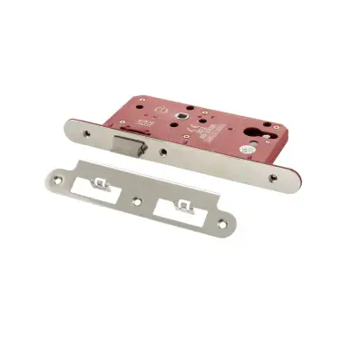 Click Here To Enlarge This Photo Of Atlantic - ALKDINRL60PC DIN Mortice (Radius) Latch 60mm backset) - Polished Chrome