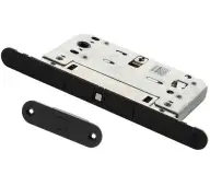 AGBTWCMB - AGB Touch Magnetic Door Catch Bathroom Lock - Matt Black