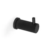 AW776BL - Alexander & Wilks Brunel Reeded Coat Hook - Black