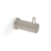 AW776PNPVD - Alexander & Wilks Brunel Reeded Coat Hook - Polished Nickel PVD
