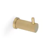 AW776SBPVD - Alexander & Wilks Brunel Reeded Coat Hook - Satin Brass PVD