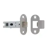 BTL30SSS/R Carlisle Brass Eurospec 76mm CE Tubular Mortice Latch (Radius) Satin Stainless Steel