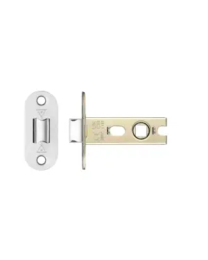 Click Here To Enlarge This Photo Of PRTL64FD-R-SSS - Zoo Hardware Project CE Fire Rated Tubular Latch 64mm (Radius Forend) Satin Stainless Steel