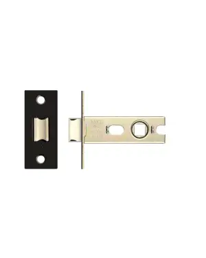 Click Here To Enlarge This Photo Of PRTL64FD-S-PCB - Zoo Hardware Project CE Fire Rated Tubular Latch 64mm (Square Forend) Powder Coated Black