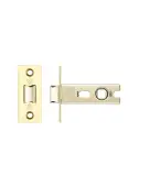 PRTL64FD-S-PVDPB - Zoo Hardware Project CE Fire Rated Tubular Latch 64mm (Square Forend) PVD Stainless Brass