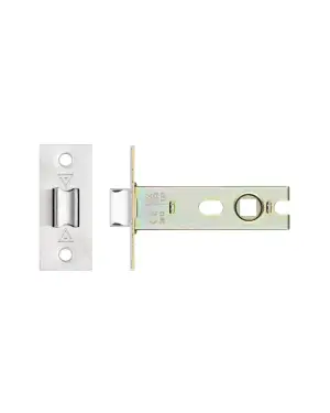 Click Here To Enlarge This Photo Of PRTL76FD-S-SSS - Zoo Hardware Project CE Fire Rated Tubular Latch 76mm (Square Forend) Satin Stainless Steel