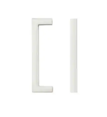 Click Here To Enlarge This Photo Of TDFPS-96-BN - Zoo Hardware Square Block Cabinet Pull Handle 96mm c/c Brushed Nickel Finish