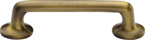 Click Here To Enlarge This Photo Of C0376 96-AT Heritage Brass Cabinet Pull Traditional Design 96mm ctc Antique Brass Finish