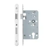 VDL7260-ST-R-PSS - Zoo Hardware Vier DIN Single Throw Euro Sashlock 60mm Backset (72mm Centres) with 2pc Radius Forend - Polished Stainless Steel Finish