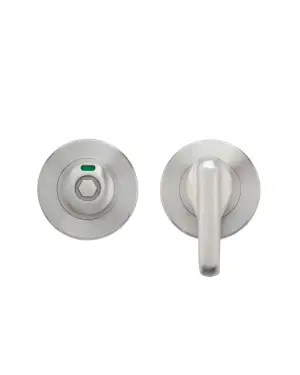 Click Here To Enlarge This Photo Of ZCS006ISS-HEX - Zoo Hardware Disabled DDA Turn and HEX Release with Indicator (Grade 304) Satin Stainless Steel