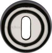 V6722-PNF Heritage Brass Key Escutcheon Polished Nickel Finish
