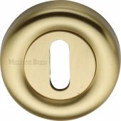 V6722-SB Heritage Brass Key Escutcheon Satin Brass Finish