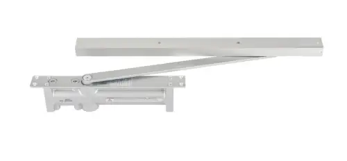Click Here To Enlarge This Photo Of ZDC003C-SE - Zoo Hardware Concealed Overhead Door Closer (Fixed Power Size 3) with Matching Track and Arm - Silver Finish