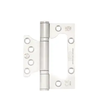 Click Here To Enlarge This Photo Of ZHSSFH-243S - Zoo Hardware Grade 11 CE Fire Rated Flush / Interleaf Hinges - Satin Stainless Steel