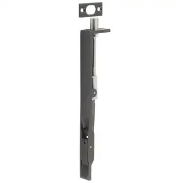 Click Here To Enlarge This Photo Of JSS51DB Frelan Hardware Dark Bronze (SS) Lever Action Flush Bolt 203mm x 20mm Square Forend