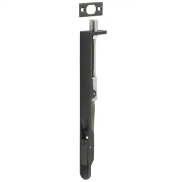 Click Here To Enlarge This Photo Of JSS51RDB Frelan Hardware Dark Bronze (SS) Lever Action Flush Bolt 203mm x 20mm Radius Forend