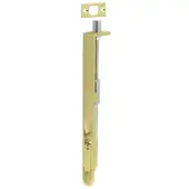 JSS51RSB Frelan Hardware Satin Brass (SS) Lever Action Flush Bolt 203mm x 20mm Radius Forend