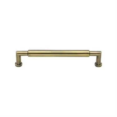 Click Here To Enlarge This Photo Of C0319 101-AT Heritage Brass Cabinet Pull Bauhaus Round Design 101mm ctc Antique Brass Finish