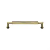 C0319 101-AT Heritage Brass Cabinet Pull Bauhaus Round Design 101mm ctc Antique Brass Finish