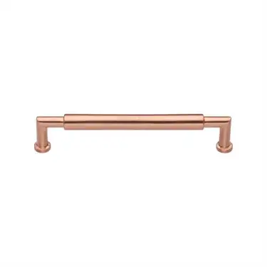 Click Here To Enlarge This Photo Of C0319 101-SRG Heritage Brass Cabinet Pull Bauhaus Round Design 101mm ctc Satin Rose Gold Finish