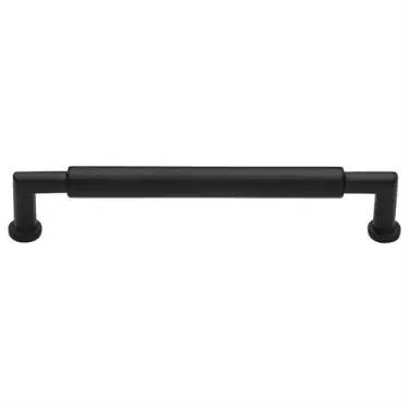 Click Here To Enlarge This Photo Of C0319 254-BKMT Heritage Brass Cabinet Pull Bauhaus Round Design 254mm ctc Matt Black Finish