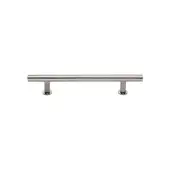 C0362 101-PNF Heritage Brass Cabinet Pull T-Bar Design with 16mm Rose 101mm ctc Polished Nickel Finish