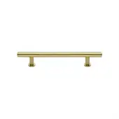 C0362 128-PB Heritage Brass Cabinet Pull T-Bar Design with 16mm Rose 128mm ctc Polished Brass Finish