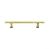 C0362 160-PB Heritage Brass Cabinet Pull T-Bar Design with 16mm Rose 160mm ctc Polished Brass Finish