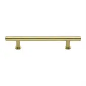 C0362 203-PB Heritage Brass Cabinet Pull T-Bar Design with 16mm Rose 203mm ctc Polished Brass Finish