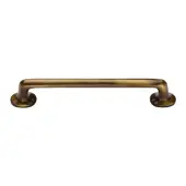 C0376 256-AT Heritage Brass Cabinet Pull Traditional Design 256mm ctc Antique Brass Finish
