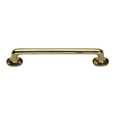 Click Here To Enlarge This Photo Of C0376 256-PB Heritage Brass Cabinet Pull Traditional Design 256mm ctc Polished Brass Finish