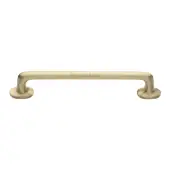 C0376 256-SB Heritage Brass Cabinet Pull Traditional Design 256mm ctc Satin Brass Finish
