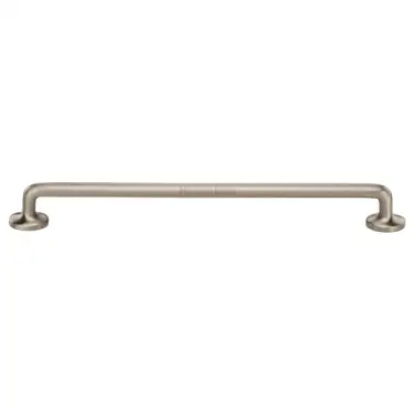 Click Here To Enlarge This Photo Of C0376 256-SN Heritage Brass Cabinet Pull Traditional Design 256mm ctc Satin Nickel Finish