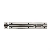 C1582 8-PNF Heritage Brass Door Bolt Straight 8 x 1.25 Polished Nickel finish